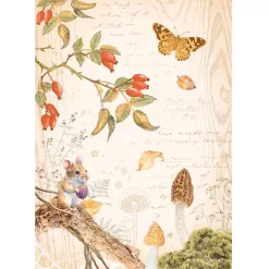 Online SUPER OFERTA **40%** Papel de arroz Mariposa Romantic Woodland Papeles|Decoupage