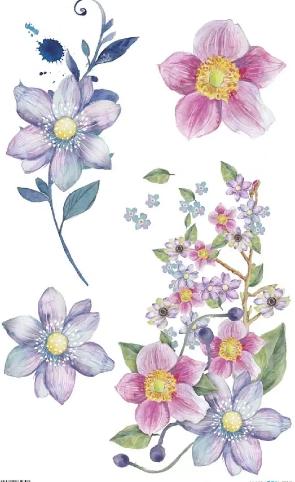 New SUPER OFERTA **40%** Papel de Arroz Colors of the Nature 54x33cm Decoupage
