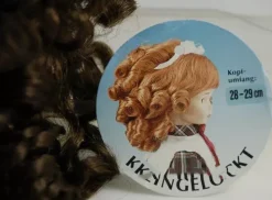 Outlet SUPER OFERTA **40%** Peluca Color Moreno pelo sintético Karin - Synthetical Doll Wig Moreno 28-29 cm. Pelucas|Telas, Sedas Y Fieltro