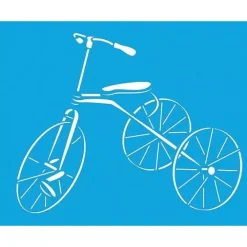 Outlet SUPER OFERTA **40%** Plantilla de Stencil Triciclo 21,1x17,2cm. STMEX-122 Plantillas