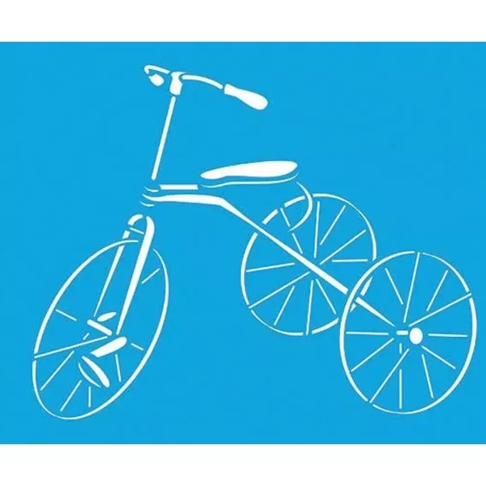 Outlet SUPER OFERTA **40%** Plantilla de Stencil Triciclo 21,1x17,2cm. STMEX-122 Plantillas