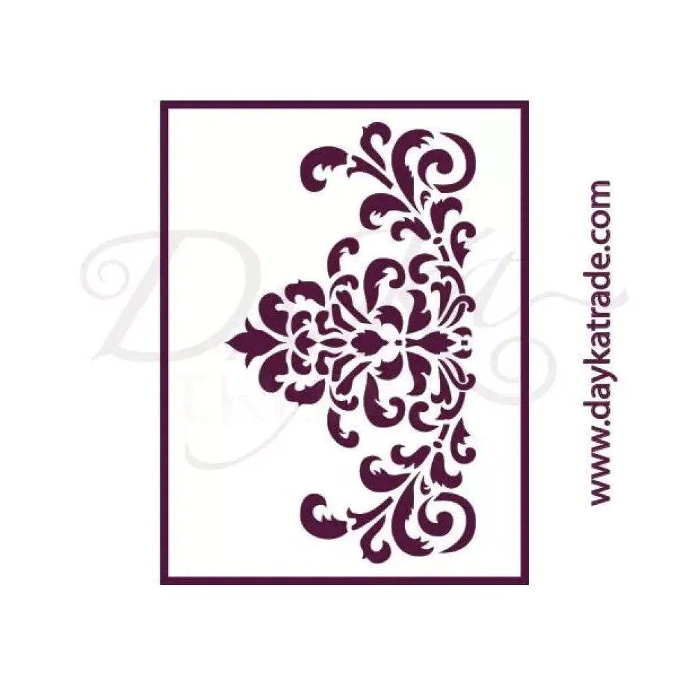 Sale SUPER OFERTA **50%** Plantilla de Stencil T-3179 Brocado 21x30cm Dayka Plantillas