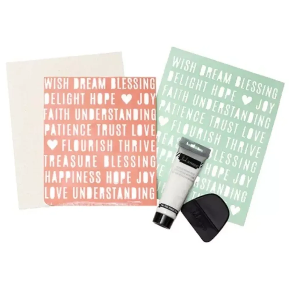 Outlet SUPER OFERTA **40%** Plantilla de stencil Wish Heidi Swapp Plantillas