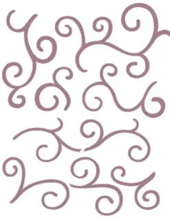 Online SUPER OFERTA **50%** Plantilla de Stencil D-103 Volutas 15x21cm Dayka Plantillas