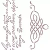 Clearance SUPER OFERTA **50%** Plantilla de Stencil K-141 Escritura 15x21cm Dayka Plantillas