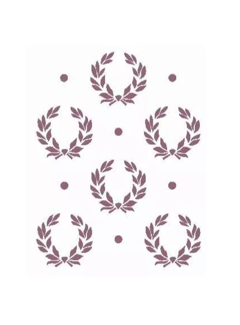 Hot SUPER OFERTA **50%** Plantilla de Stencil V-181 Coronas de laurel 15x21cm Dayka Plantillas