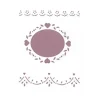 New SUPER OFERTA **50% Plantilla de Stencil V-162 Ovalito 15x21cm Dayka Plantillas