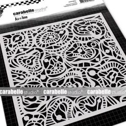 Hot SUPER OFERTA **40%** Plantilla de Stencil Vitral Remolinos 15x15cm Plantillas