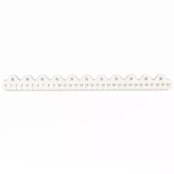 Online SUPER OFERTA **40%** Regla de Madera Con Estrellas Troqueladas Dayka 30cm Herramientas De Corte