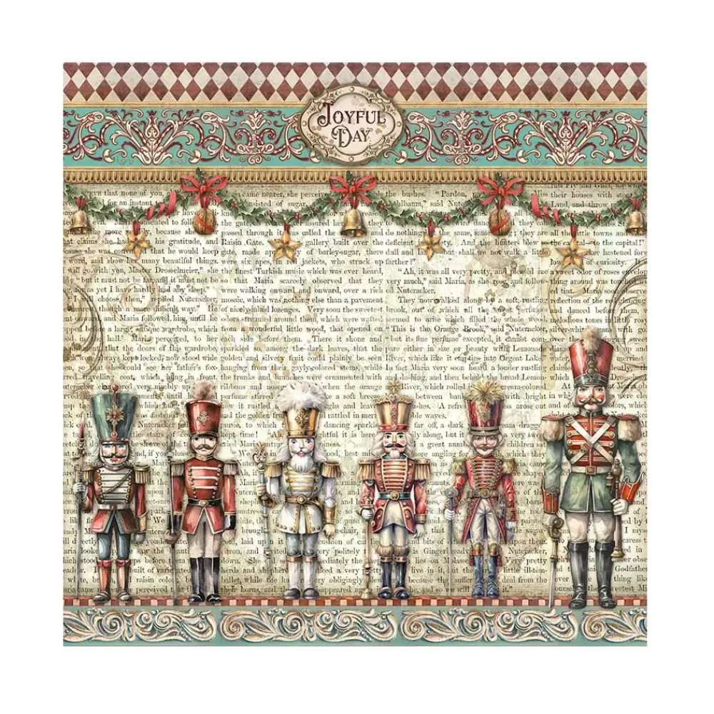 Discount SUPER OFERTA **30%** Set 4 hojas de tela Fabric The Nutcracker Telas, Sedas Y Fieltro