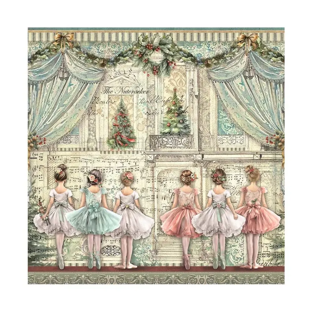 Discount SUPER OFERTA **30%** Set 4 hojas de tela Fabric The Nutcracker Telas, Sedas Y Fieltro