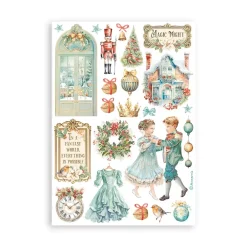Clearance SUPER OFERTA **30%** Set 8 hojas de Washi tape The Nutcracker Papeles