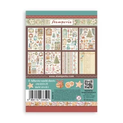 Clearance SUPER OFERTA **30%** Set 8 hojas de Washi tape The Nutcracker Papeles