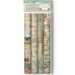 Online SUPER OFERTA **30%** Set 4 hojas de tela Fabric Garden 30x30cm Papeles