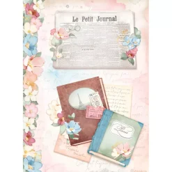 SUPER OFERTA **40%** Set 6 papeles de arroz Oh là là! 21x29cm Papeles|Decoupage