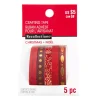 Discount SUPER OFERTA **40%** Set de 5 washi tapes Red and Gold Christmas Papeles|Decoupage