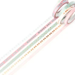 Clearance SUPER OFERTA **40%** Set de 5 washi tapes Romantic Narrows Papeles|Decoupage