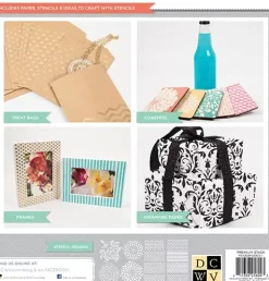 New SUPER OFERTA **40%** Set de Scrapbooking Stencils DIY Project Stack 30x30cm Plantillas