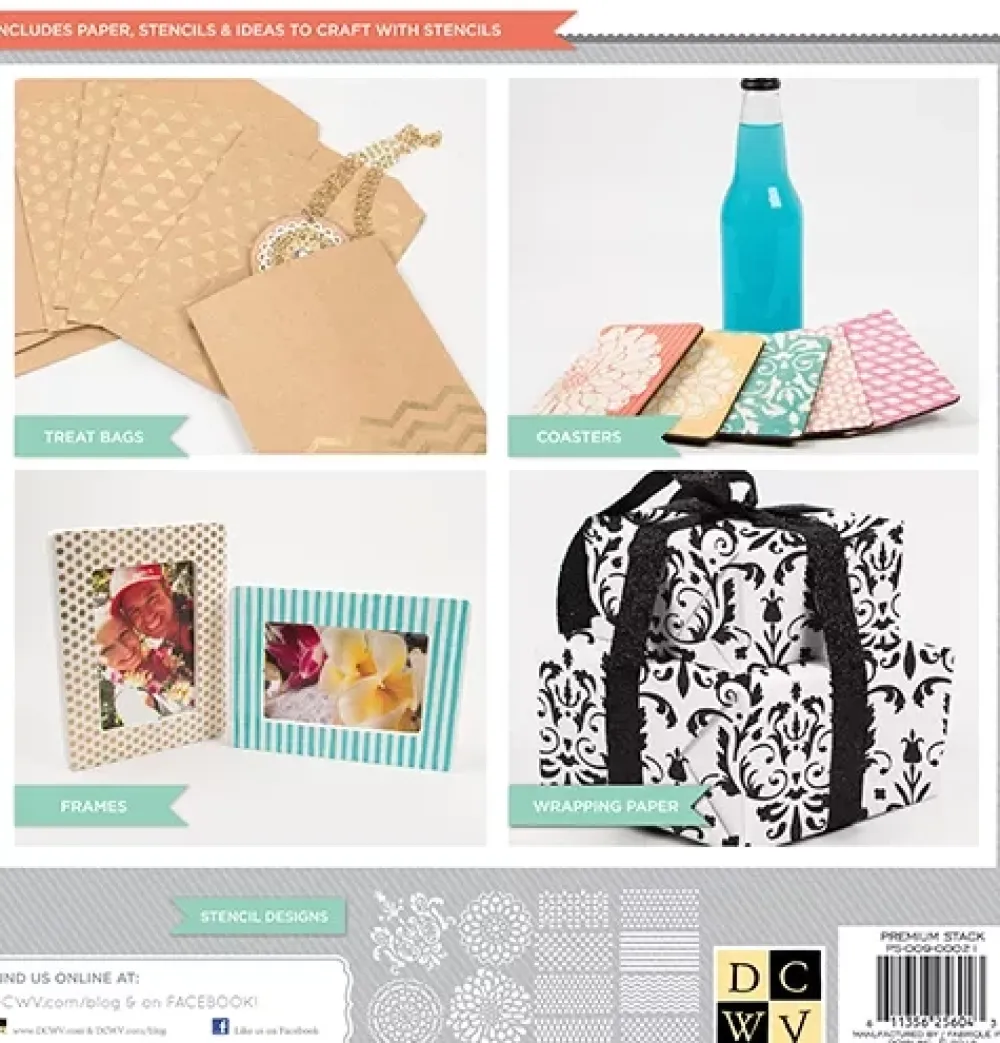 New SUPER OFERTA **40%** Set de Scrapbooking Stencils DIY Project Stack 30x30cm Plantillas