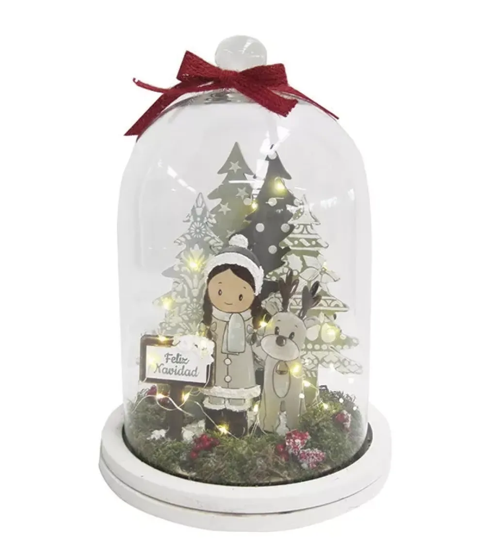 New SUPER OFERTA **40%** Set de siluetas en DM Niña con renos y abetos Navidad