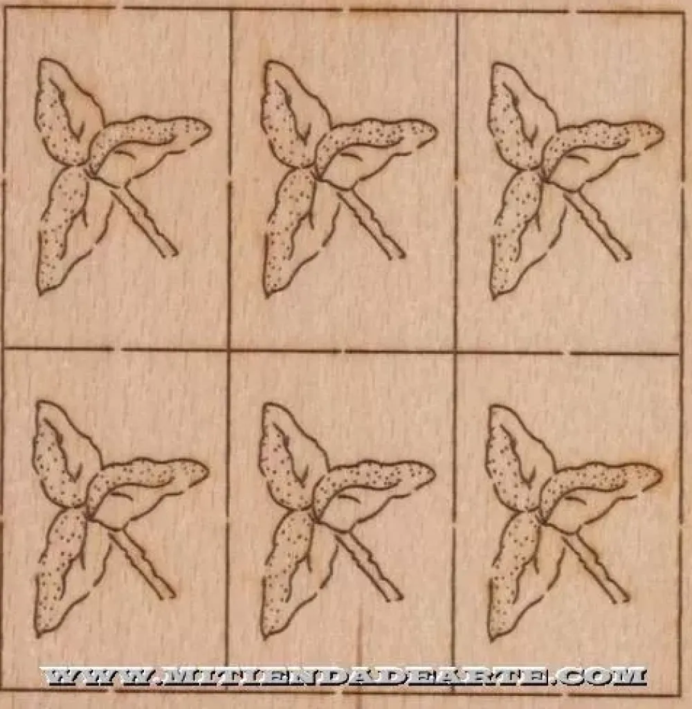 Online SUPER OFERTA **40%** Taracea para marquetería 6102 Flor de Edelweiss Maquetas Y Modelismo