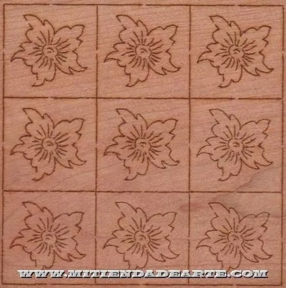 Sale SUPER OFERTA **40%** Taracea para marquetería 5604 Flor grande Maquetas Y Modelismo