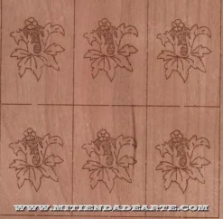 Hot SUPER OFERTA **40%** Taracea para marquetería 5904 Flor vertical Maquetas Y Modelismo