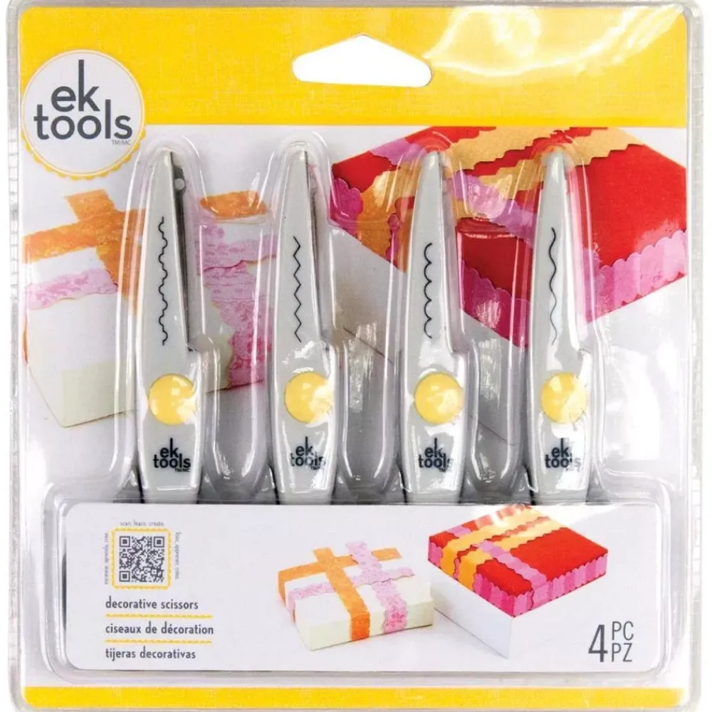 Hot SUPER OFERTA **40%** Tijeras Dentadas 4 unidades Herramientas De Corte
