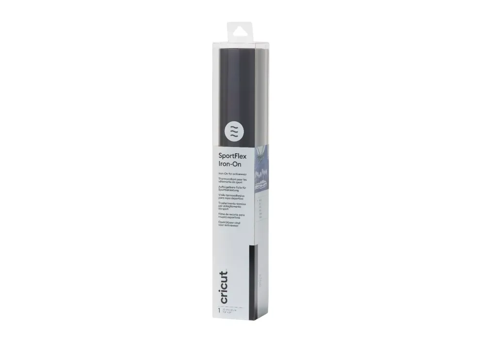 New SUPER OFERTA **40%** Vinilo Iron On Termotransferible SportFlex Negro 30x30,5cm Silhouette