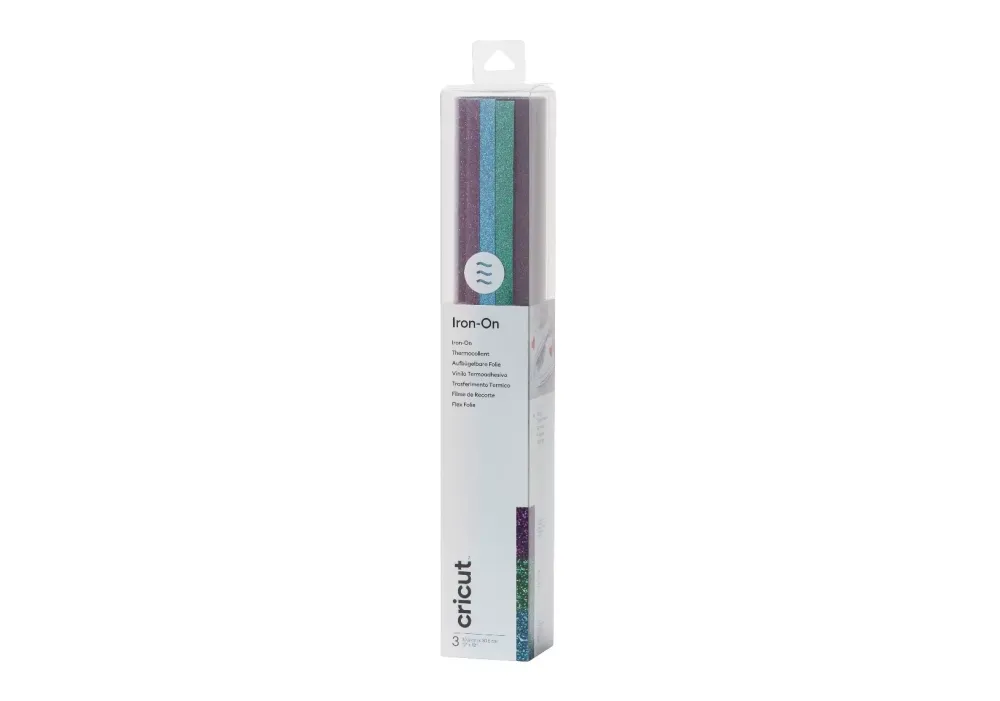 Clearance SUPER OFERTA **40%** Vinilo Iron On Termotransferible Giltter Jewels 30x30cm Silhouette