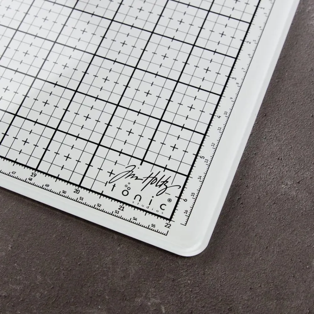 Discount Tapete de vidrio estudio blanco Glass Mat Tim Holtz Herramientas De Corte