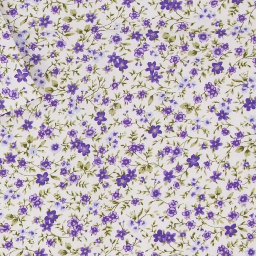 Best Tela Campo de Flores Violetas 50x35cm Telas, Sedas Y Fieltro