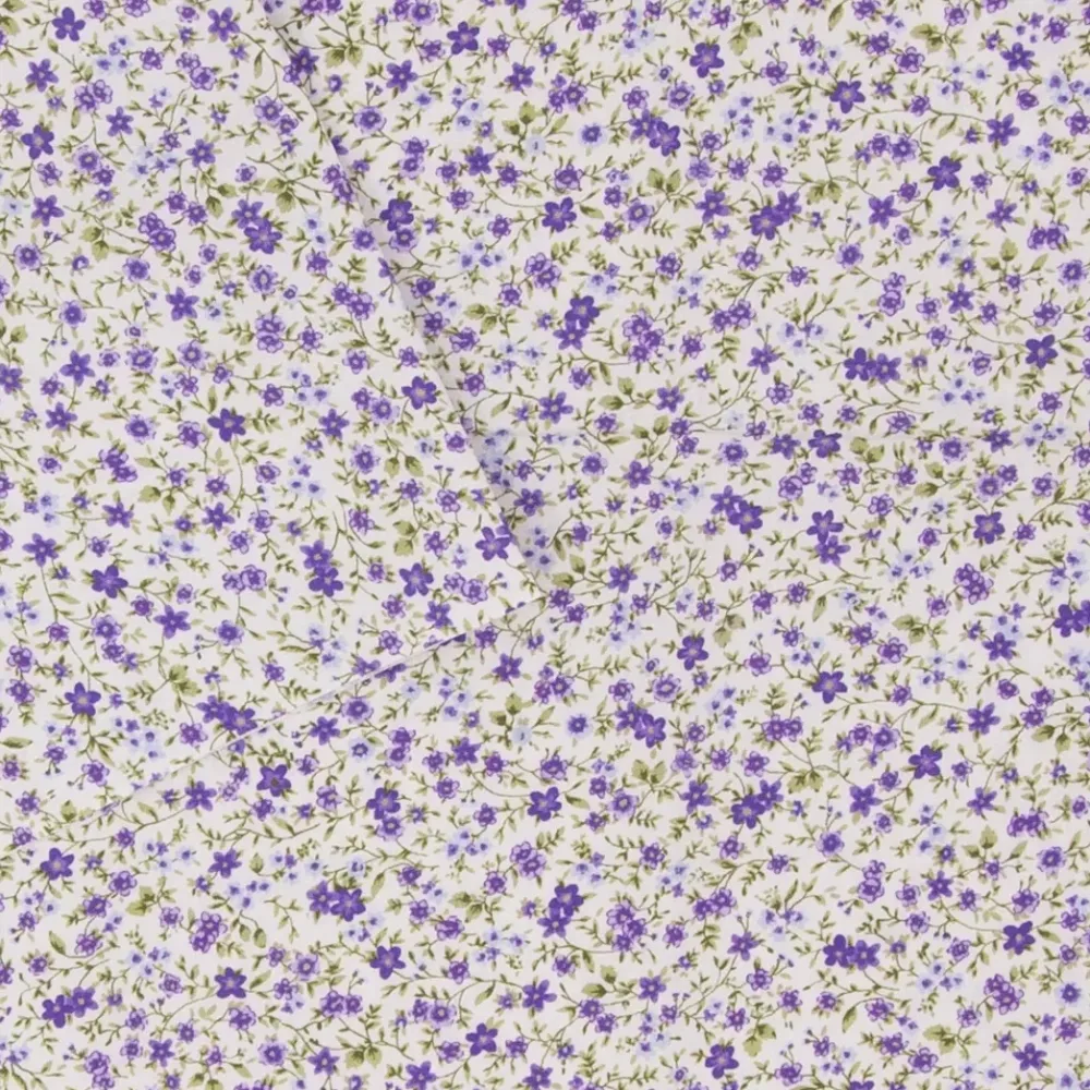 Best Tela Campo de Flores Violetas 50x35cm Telas, Sedas Y Fieltro
