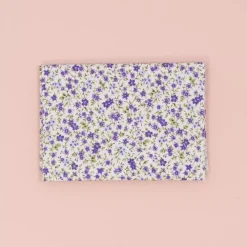 Best Tela Campo de Flores Violetas 50x35cm Telas, Sedas Y Fieltro
