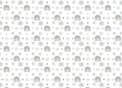 Hot Tela de Encuadernar Arcoiris Lullaby Baby Boy Telas, Sedas Y Fieltro