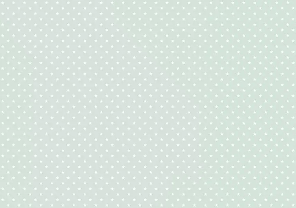 Sale Tela de Encuadernar Estrellas Blanca Menta 70x50cm Telas, Sedas Y Fieltro