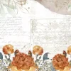 Sale Tela de Encuadernar Flores y Manuscrito The Kingdom of the Elves 70x50cm Telas, Sedas Y Fieltro