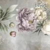 New Tela de Encuadernar Peonies I La Vie en Fleurs 70x50cm Telas, Sedas Y Fieltro