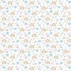 Discount Tela de Encuadernar Rainbow Flowers 70x50cm Telas, Sedas Y Fieltro