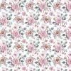 Sale Tela de Encuadernar Wild Roses 70x50cm Telas, Sedas Y Fieltro