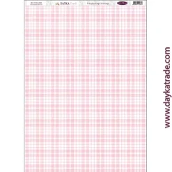 Clearance Tela DTXM-2085 Patrón Cuadros Rosas Puro Amor Rosas Dayka 30X70cm Telas, Sedas Y Fieltro