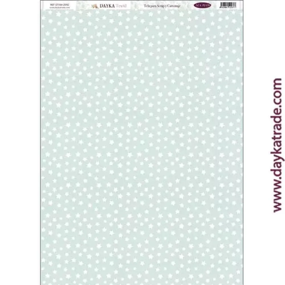 Online Tela DTXM-2092 Patrón estrellas aguamarina Puro Amor Azules Dayka 30X70cm Telas, Sedas Y Fieltro