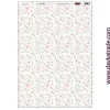 Tela DTXM-2023 Patrón Fondo Flores Bendiciones Dayka 33x70cm Telas, Sedas Y Fieltro