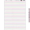Sale Tela DTXM-2086 Rayas colores Puro Amor Rosas Dayka 33x70cm Telas, Sedas Y Fieltro
