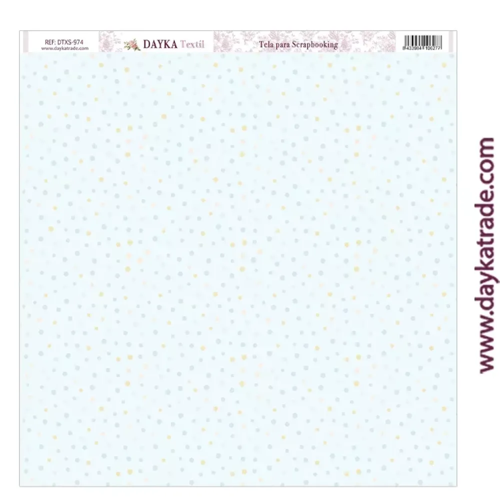 Online Tela DTXS-974 Dots Ha Nacido una Estrella Niña/Niño Dayka 30x30cm Telas, Sedas Y Fieltro