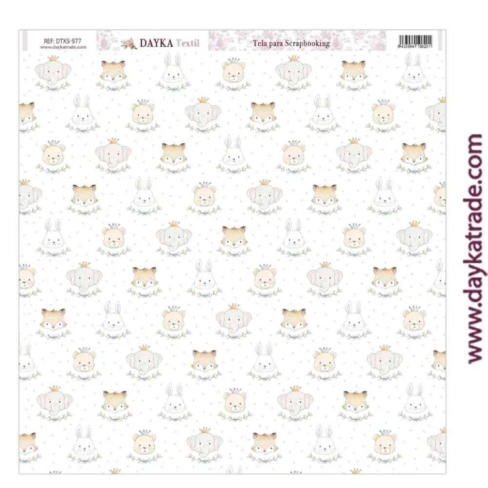 Online Tela DTXS-977 Dots Ha Nacido una Estrella Niña/Niño Dayka 30x30cm Telas, Sedas Y Fieltro