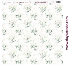 New Tela DTXS-1009 Fondo Hojas Recién Casados Dayka 30x30cm Telas, Sedas Y Fieltro