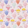 Clearance Tela Globos Aerostáticos 50x30cm Telas, Sedas Y Fieltro