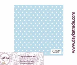 Tela para Decoración #25 Puntos o topos azules Dayka Telas, Sedas Y Fieltro