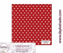 Best Tela para Decoración #22 Puntos o topos rojos 50x100cm. Dayka Telas, Sedas Y Fieltro